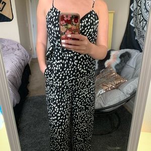 American Threads Black & White Jumpsuit